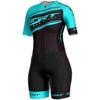 Đi xe đạp thể thao phụ nữ đi xe đạp skinsuit macaquinho ciclismo fminino frete gratis para brasil xe đạp blue Áo liền quần dành cho đội
