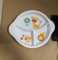 Đĩa ăn ba ngăn trẻ em 888-1 (Kiện 200 cái)