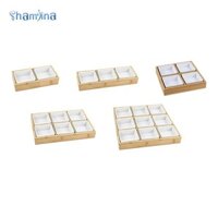 Đĩa ăn nhẹ chia đa năng với khay tre Trang trí hiện đại Đĩa trái cây sấy khô cho trái cây sấy khô Bữa tiệc ăn nhẹ
