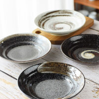 Đĩa ăn tối Xihai Hasami Ware, đồ dùng gốm sứ nhập khẩu Nhật Bản, phong cách Nhật Bản, đĩa gốm thô dùng trong nhà hàng XQJZ