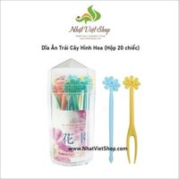 Dĩa Ăn Trái Cây Hình Hoa (Hộp 20 chiếc)