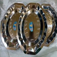 ĐĨA CÁ KHAY INOX, ĐĨA HẤP CÁ CẠN HAY ĐỰNG CÁ HẤP BẦU