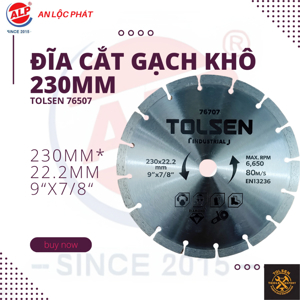 Đĩa cắt 230×22.2mm Tolsen 76707