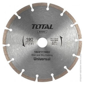Đĩa cắt gạch khô Total TAC2111803, 180x22mm