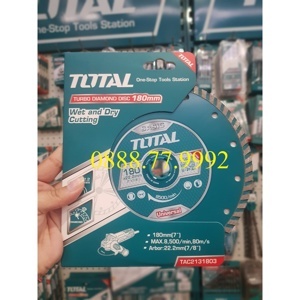 Đĩa cắt gạch khô ướt Total TAC2131803, 180x22mm