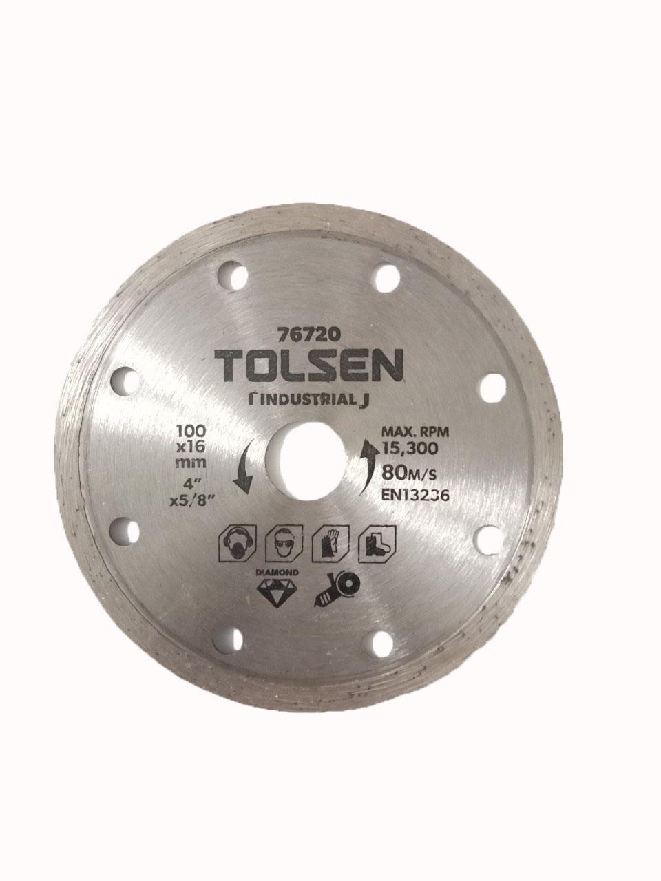 Đĩa cắt gạch Tolsen 76720 (100 x 16 mm)