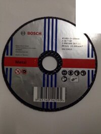 Đĩa cắt sắt BOSCH (2/16/100mm)