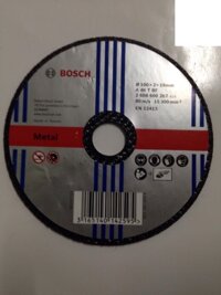 Đĩa cắt sắt BOSCH (2/16/100mm)