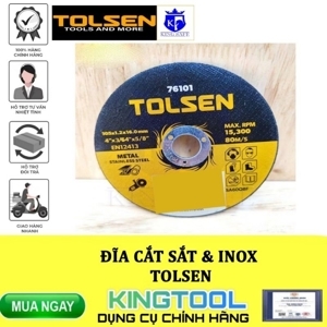 Đĩa cắt sắt và inox 350mm Tolsen 76120