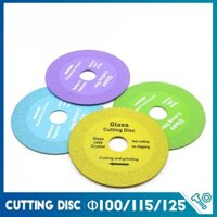 Đĩa cắt thủy tinh 3pc – Lưỡi kim cương 100mm / 115mm / 125mm dùng cho thủy tinh, gạch men, đánh bóng & mài đá cẩm thạch