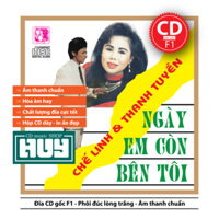 Đĩa CD gốc F1 - Chế Linh Thanh Tuyền - Ngày em còn bên tôi - Đĩa phôi đúc lòng trắng - Nhạc vàng bolero