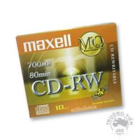 Đĩa CD-RW Maxell ghi nhiều lần