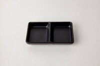 Dĩa Chấm 2 Ngăn Nhỏ C115N Đen Nhám Fataco