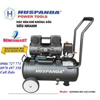 Địa chỉ bán máy nén khí không dầu Huspanda HKN 1450 loại 30 lít giá rẻ, máy thổi hơi