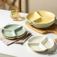 Đĩa Chia Ngăn Đựng Thức Ăn Giảm Cân Ba Phần Trái Cây Cho Trẻ Em s