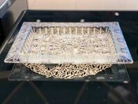 Đĩa chữ nhật pha lê Bohemia M57 41cm