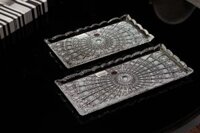 Đĩa chữ nhật pha lê M57 34cm NK Arcade