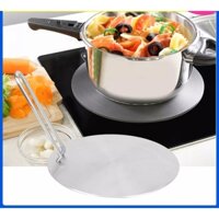 Đĩa chuyển nhiệt bếp từ bằng thép không gỉ cho nồi sứ/đồng/thủy tinh tiện dụng