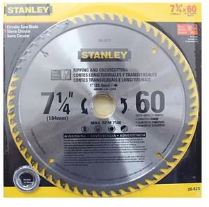 Đĩa cưa gỗ hợp kim 60 răng Stanley 20-523, 184 x 25.4 x 60T