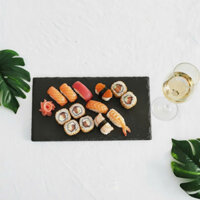 Đĩa đá decor chữ nhật 40x30cm