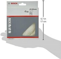 ĐĨA ĐÁNH BÓNG LÔNG CỪU 130MM BOSCH 2608610001 - HÀNG CHÍNH HÃNG