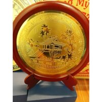 Đĩa đồng quà tặng Chùa Một Cột