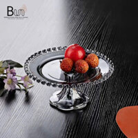 Đĩa Đựng Bánh Kẹo, Trái Cây Bằng Thủy Tinh Pha Lê Cao Cấp
