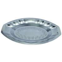 Đĩa Đựng Cá, Hấp Cá Khay Inox Tiện Lợi Loại Lớn 40X25Cm