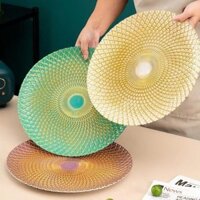 Đĩa đựng trái cây hoa quả, đĩa đựng bánh kẹo, đĩa size 33cm phong cách hiện đại