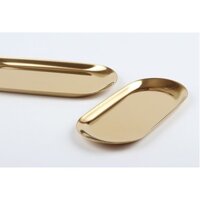 Đĩa đựng trang sức trơn Gold 16 (Có sẵn)