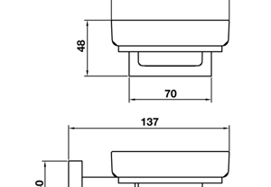 Đĩa đựng xà phòng Hafele 580.20.350