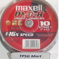 Đĩa DVD MAXELL (1-16X Speed - 4.7GB DATA - 120MIN VIDEO)