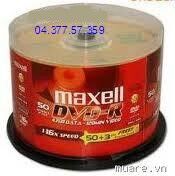 Đĩa DVD - R Maxel cọc 4.7Gb 1- 16X