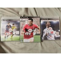 Đĩa game PS3 COMBO FIFA 16, 17, 18  hộp đầy đủ