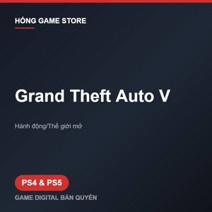 Đĩa game PS4 GTA Grand Theft Auto V hệ US