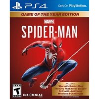 Đĩa Game PS4: Marvel Spider Man Game Of The Year