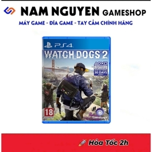 Đĩa game PS4 Watch Dogs 2 hệ Asia
