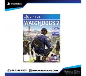 Đĩa game PS4 Watch Dogs 2 hệ Asia