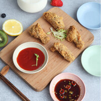 Đĩa gia vị, đĩa nhỏ gia dụng, salad mini nhựa sáng tạo, nước chấm, nước sốt, nước sốt cà chua, nước sốt, đĩa dấm