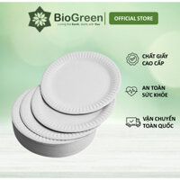 Đĩa giấy 15cm dùng 1 lần  | Biogreen.com.vn
