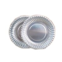 Đĩa giấy bạc đế trắng PE 13 10C/T