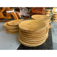 Đĩa gỗ gõ đặt trái cây chưng hoa quả bàn thờ -Nhiều  size