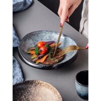Đĩa gốm Nhật sâu lòng đặc biệt hình thuyền sóng sánh, đĩa đựng mỳ ý kiểu phương Tây