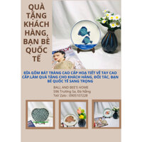 Đĩa Gốm Trang Trí Bàn Khách, Kệ Tủ Hoạ Tiết Vẽ Tay/ Quà Tặng Bạn Bè, Khách Hàng, Đối Tác Quốc Tế