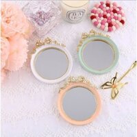Đĩa gương tròn mini để bàn sắc màu