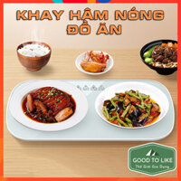 Đĩa Hâm Nóng Đồ Ăn Đồ Uống Goodtolike Công Suất Lớn Làm Nóng Nhanh - Khay Hâm Nóng Đồ Ăn Mặt Kính Cường Lực Cao Cấp