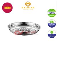 Dĩa hấp inox 18cm