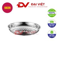 Dĩa hấp inox 18cm