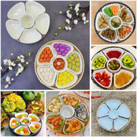 [Đĩa Kèm Khay] Khay Mứt Tết, Khay Bánh Trôi - Bánh Chay, Khay Cơm Cúng