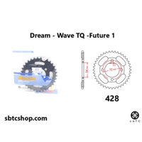 Dĩa lẻ RECTO 33 34 35 36 răng cho xe độ Dream Wave đời cũ Cub Future 1 chính hãng
